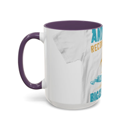 Anyone in recovery knows that isolation is the biggest enemy — Accent Mug 11/15oz
