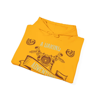 life is either a daring adventure or nothing-01 — Unisex Heavy Blend Hoodie (G18500)