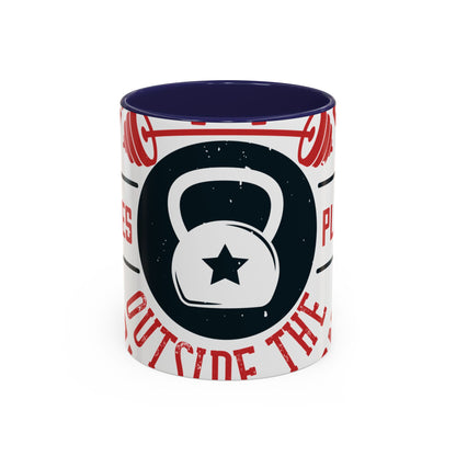 All progress takes place outside the comfort zone-01 — Accent Mug 11/15oz