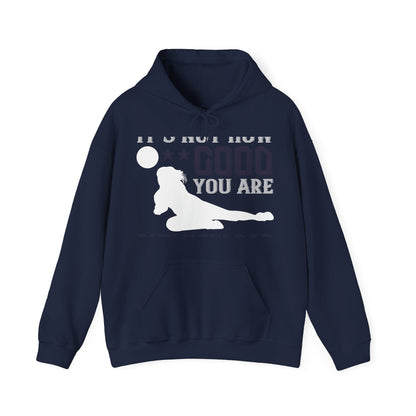 Sometimes itΓÇÖs not how good you are, but how bad you want it-01 — Unisex Heavy Blend Hoodie (G18500)