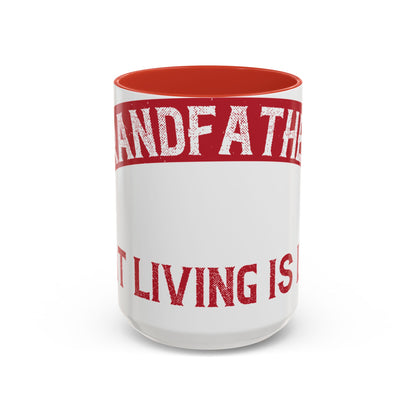 My grandfather always said that living is like licking honey off a thorn-01 — Accent Mug 11/15oz