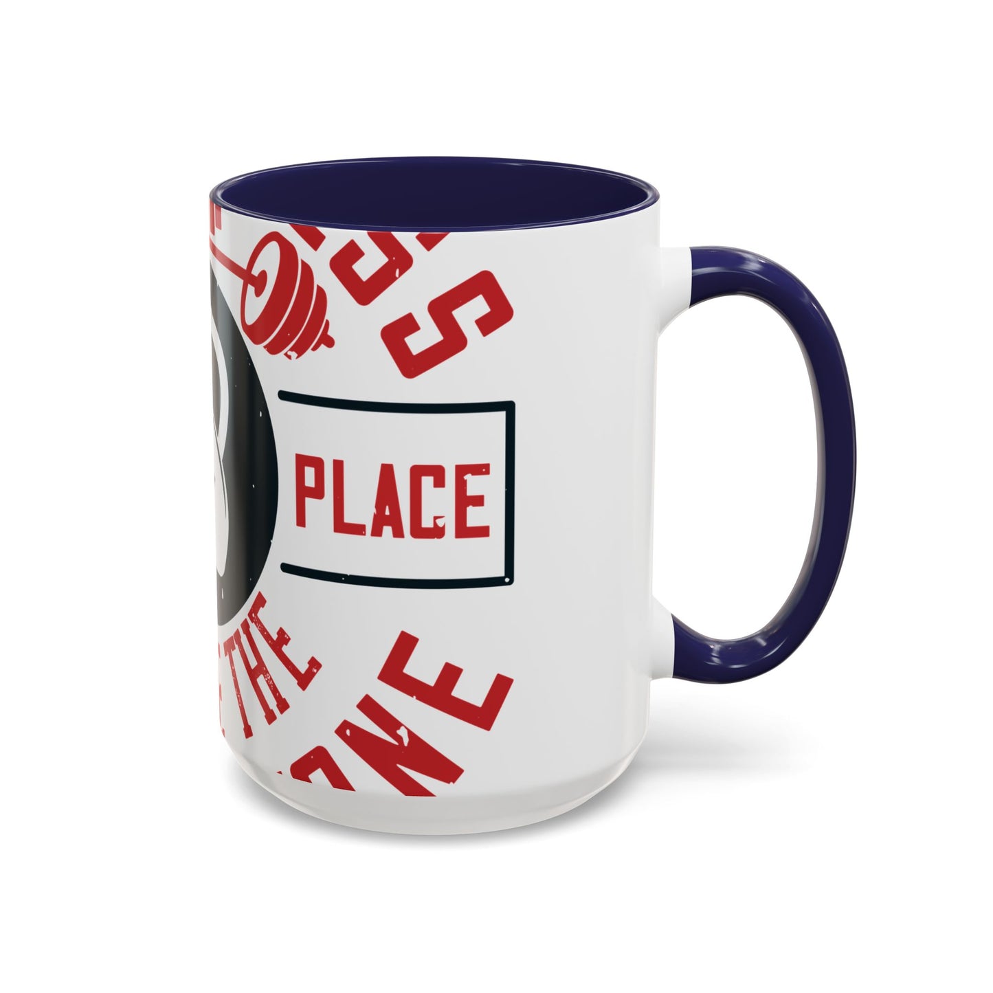 All progress takes place outside the comfort zone-01 — Accent Mug 11/15oz