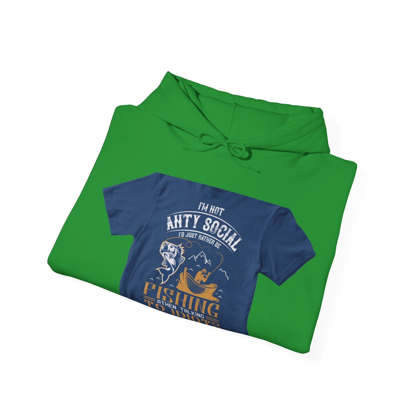 im not ANTY SOCIAL — Unisex Heavy Blend Hoodie (G18500)