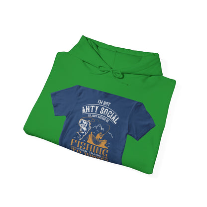 im not ANTY SOCIAL — Unisex Heavy Blend Hoodie (G18500)