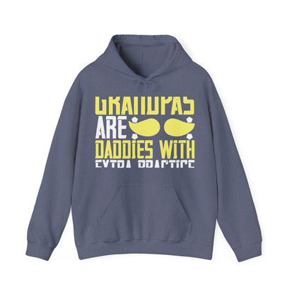 Grandpas are daddies with extra practice-02 — Unisex Heavy Blend Hoodie (G18500)
