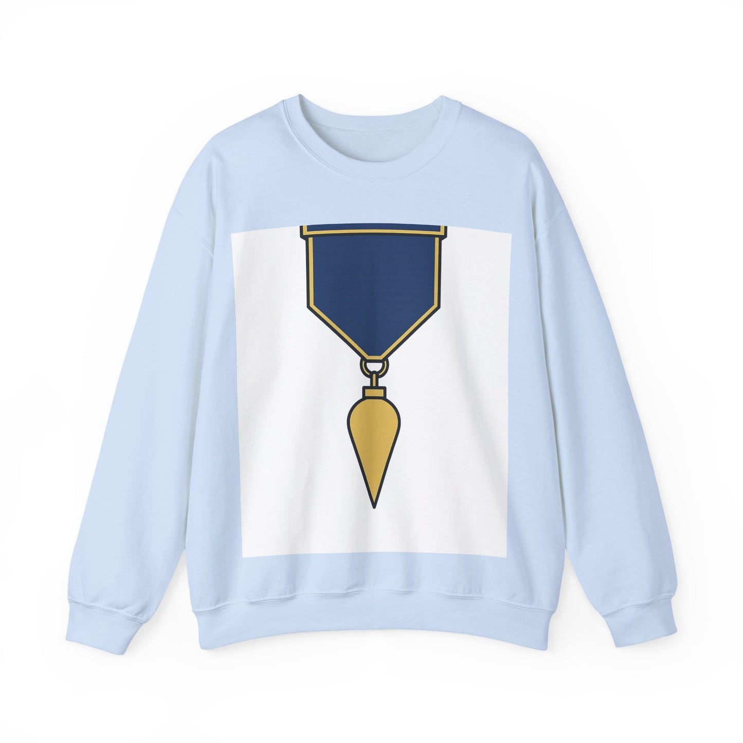 Junior Warden -JW - white bg — Unisex Heavy Blend Crewneck (G18000)