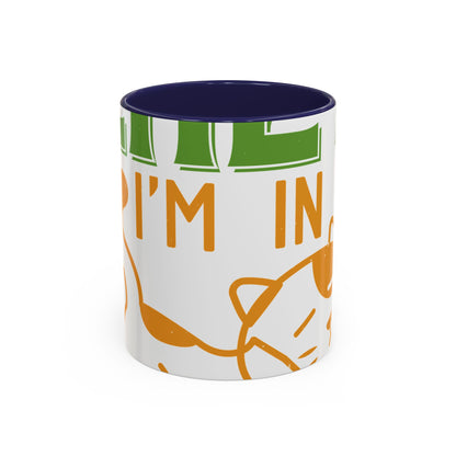iΓÇÖm not lazy iΓÇÖm in quarantine-01 — Accent Mug 11/15oz