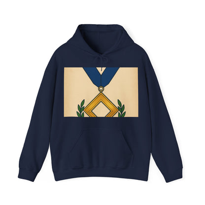 Worshipful master jewel Square — Unisex Heavy Blend Hoodie (G18500)