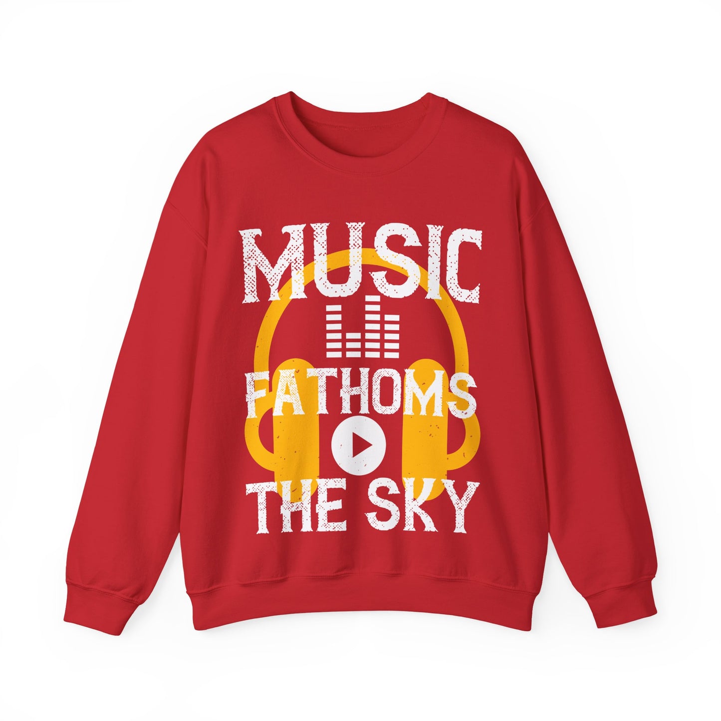 Music Fathoms The Sky-01 — Unisex Heavy Blend Crewneck (G18000)