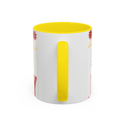 The easiest way to become a superhero is NOW! Just Stay At Home-01 — Accent Mug 11/15oz