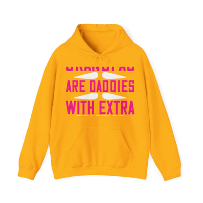 Grandpas are daddies with extra practice-01 — Unisex Heavy Blend Hoodie (G18500)