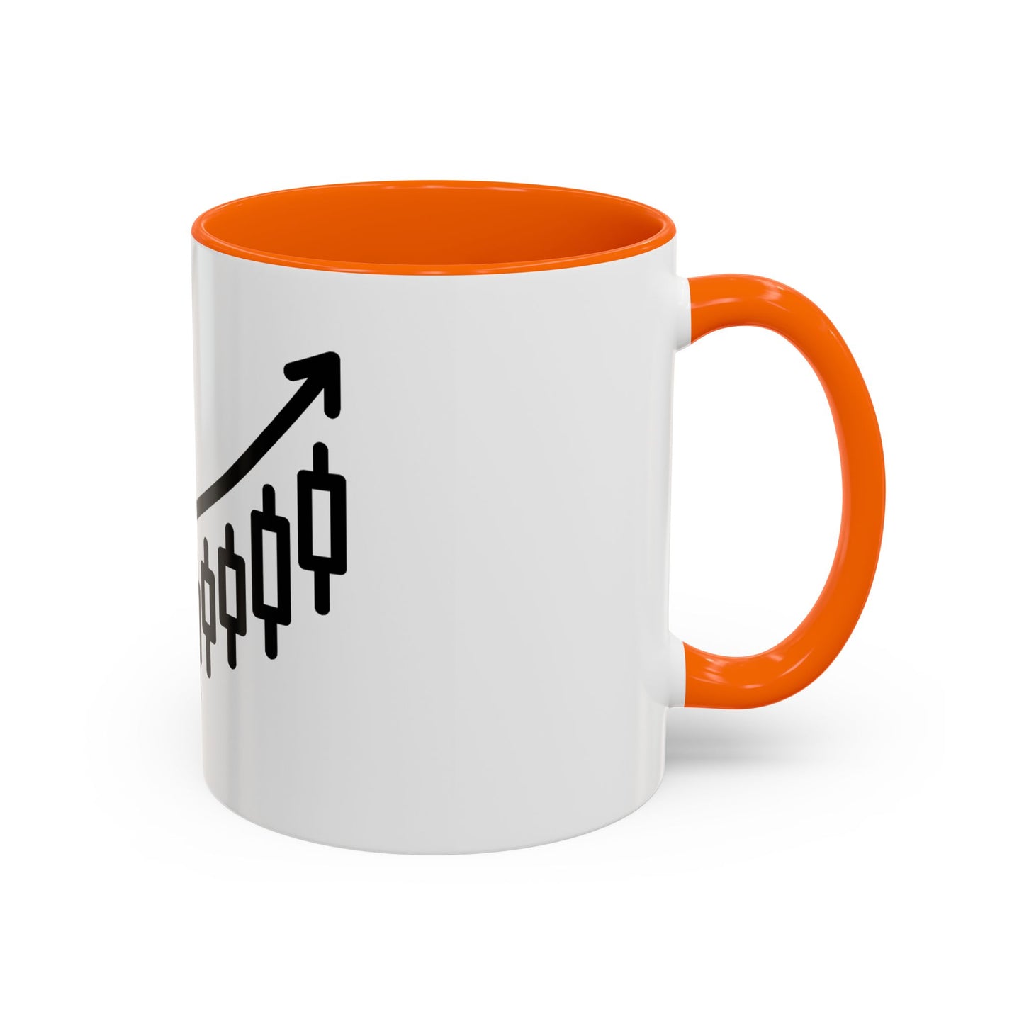 Stock Market Heartbeat Accent Coffee Mug (11, 15oz), Financial Market Trader Gift, Wall Street Investor Mug, Stock Market