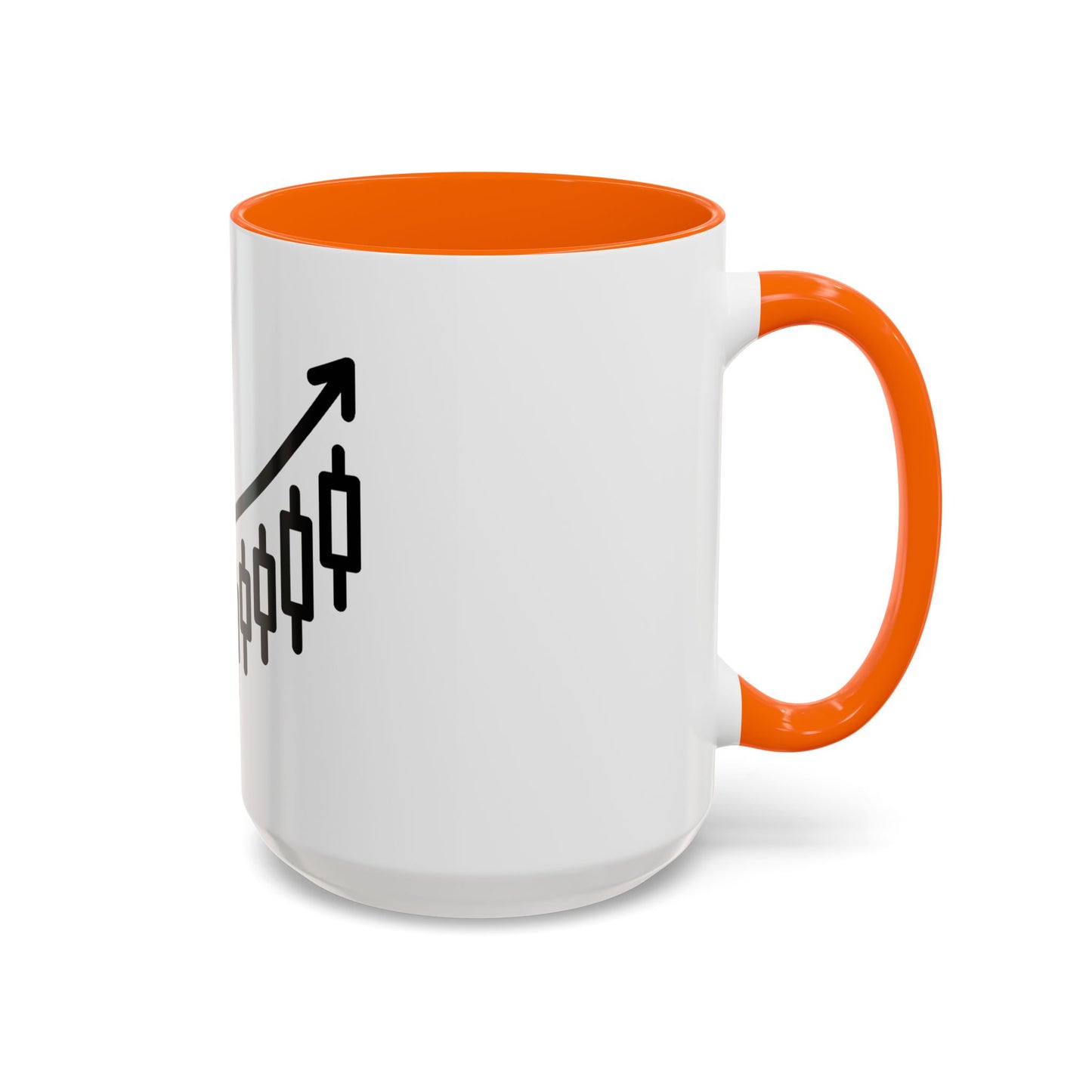 Stock Market Heartbeat Accent Coffee Mug (11, 15oz), Financial Market Trader Gift, Wall Street Investor Mug, Stock Market