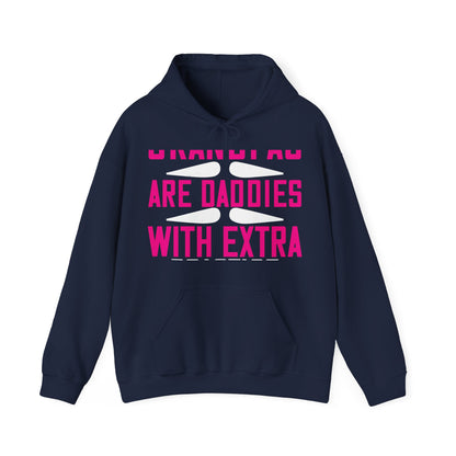 Grandpas are daddies with extra practice-01 — Unisex Heavy Blend Hoodie (G18500)