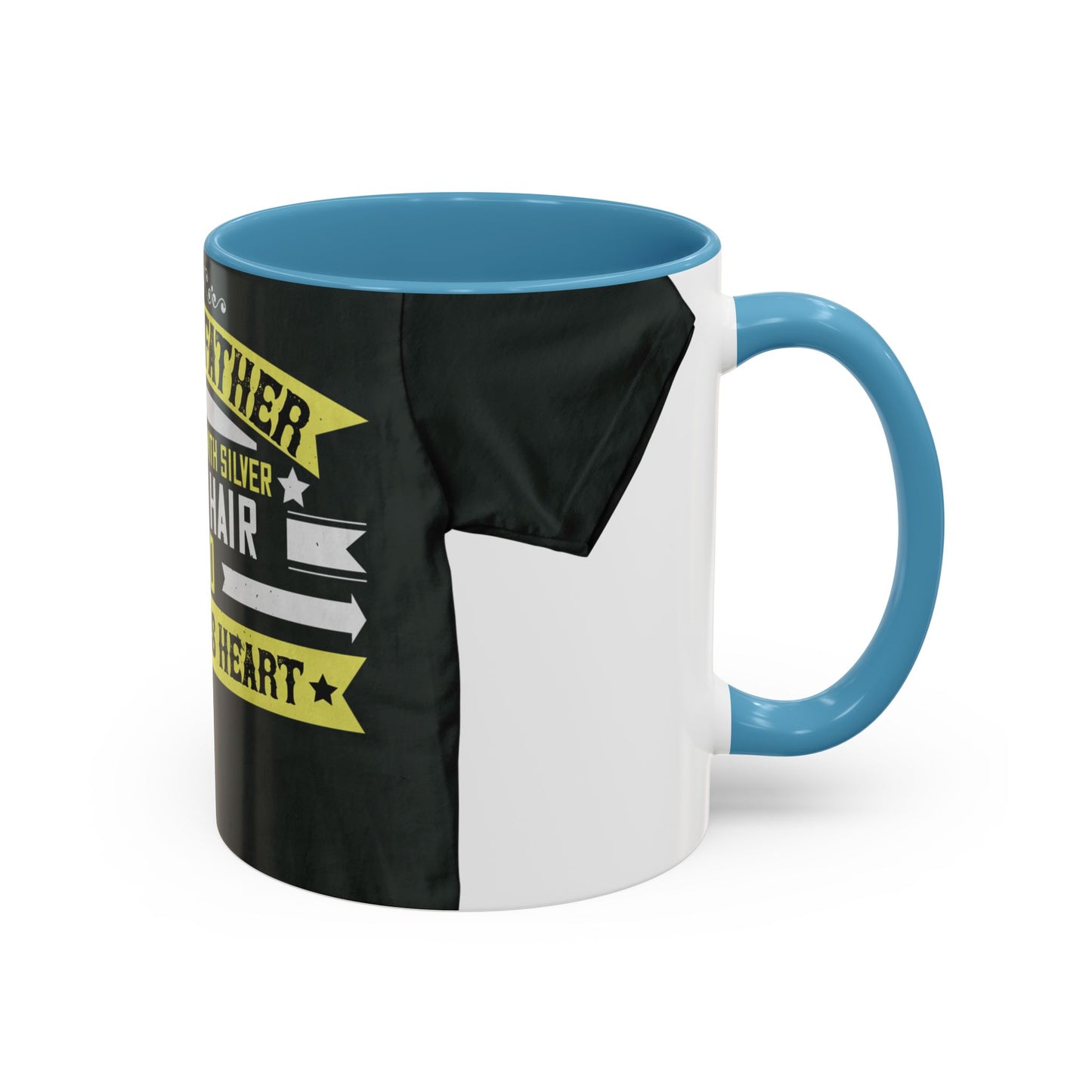 A grandfather is someone with silver-02 — Accent Mug 11/15oz