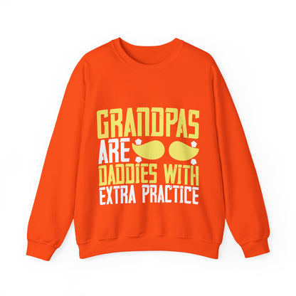 Grandpas are daddies with extra practice-02 — Unisex Heavy Blend Crewneck (G18000)