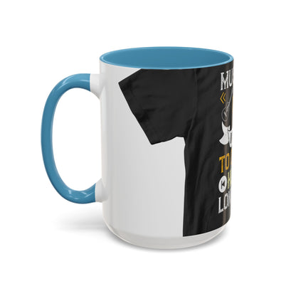 Music was invented to confirm human loneliness — Accent Mug 11/15oz