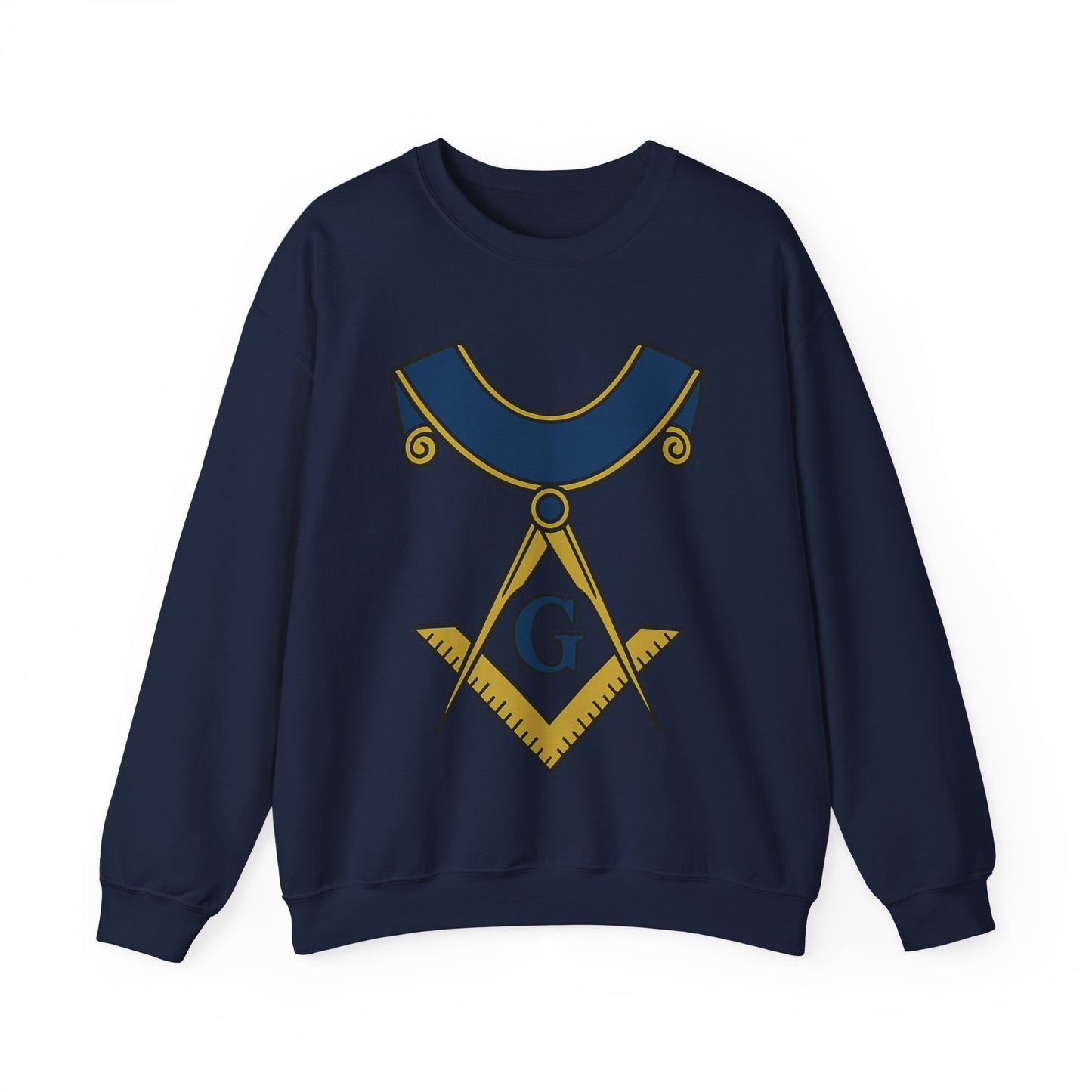 square and compass — Unisex Heavy Blend Crewneck (G18000)