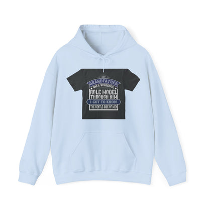 My grandfather was a wonderful role model-02 — Unisex Heavy Blend Hoodie (G18500)