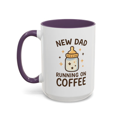 New Dad Coffee Mug | Funny Gift for New Parents | Baby Shower, Birthday, Dad's Day | 11oz & 15oz