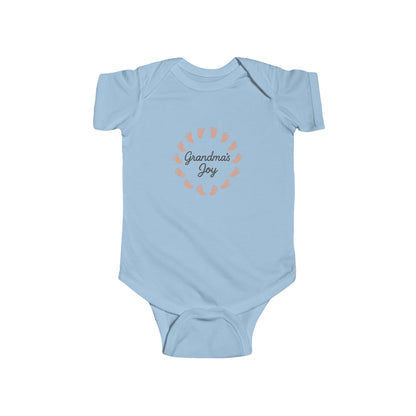 Grandma's Joy Infant Bodysuit, Baby Shower Gift, Newborn Outfit, Cute Baby Clothes, First Grandchild Announcement
