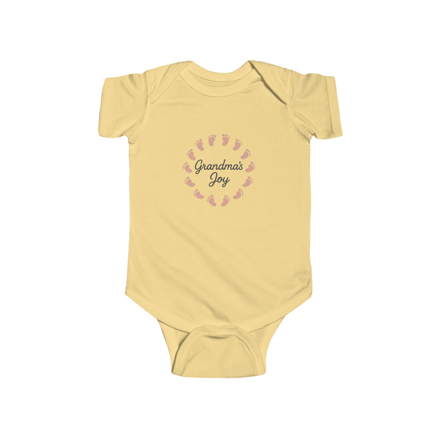 Grandma's Joy Infant Bodysuit, Baby Shower Gift, Newborn Outfit, Cute Baby Clothes, First Grandchild Announcement