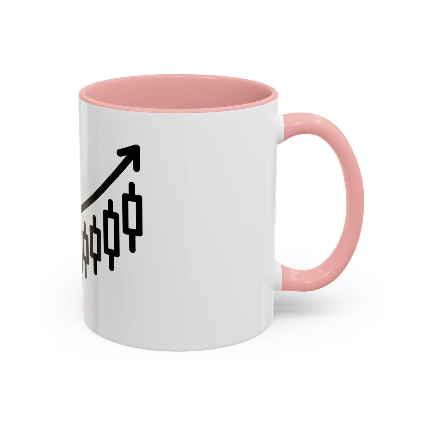 Stock Market Heartbeat Accent Coffee Mug (11, 15oz), Financial Market Trader Gift, Wall Street Investor Mug, Stock Market