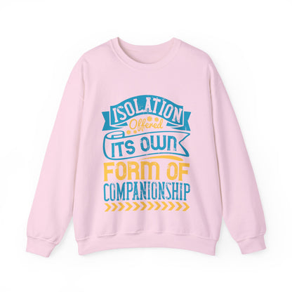 Isolation offered its own form of companionship-01 — Unisex Heavy Blend Crewneck (G18000)