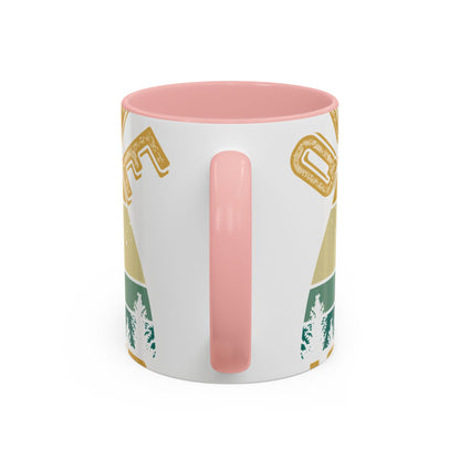 i think quarantine is spelled camping-01 — Accent Mug 11/15oz