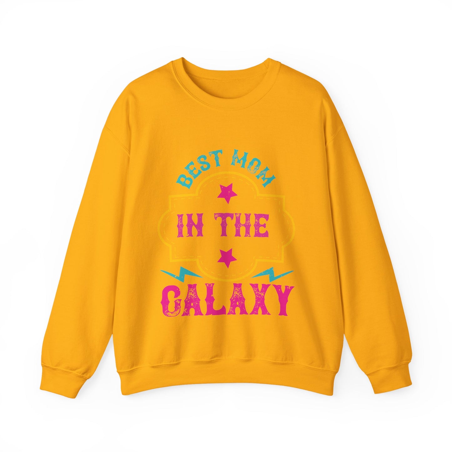 best mom in the galaxy-01 — Unisex Heavy Blend Crewneck (G18000)