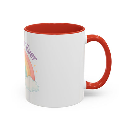 Best Aunt Ever Rainbow Coffee Mug, Gift for Aunts, 11oz, 15oz, Cute Mug, Birthday Gift, Unique Coffee Cup