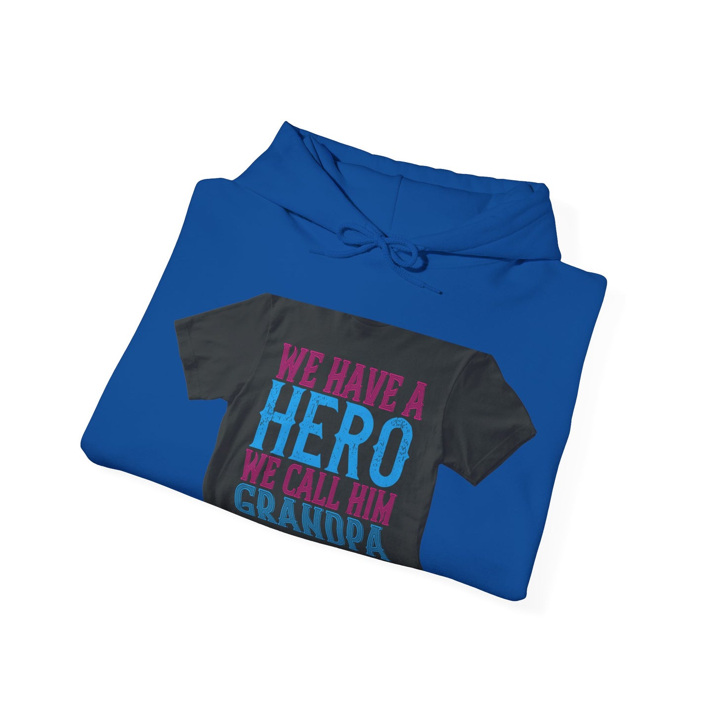 We have a hero, we call him grandpa-02 — Unisex Heavy Blend Hoodie (G18500)