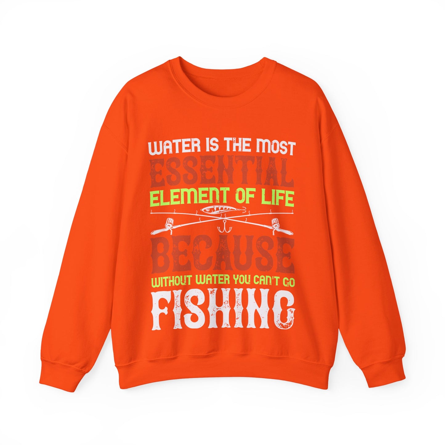 WATER IS THE MOST ESSENTIAL-01 — Unisex Heavy Blend Crewneck (G18000)