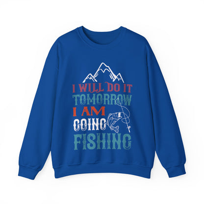I WILL DO IT TOMORROW-01 — Unisex Heavy Blend Crewneck (G18000)