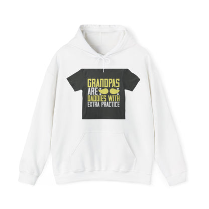 Grandpas are daddies with extra practice-2 — Unisex Heavy Blend Hoodie (G18500)