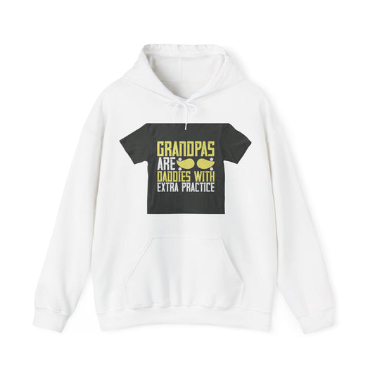 Grandpas are daddies with extra practice-2 — Unisex Heavy Blend Hoodie (G18500)
