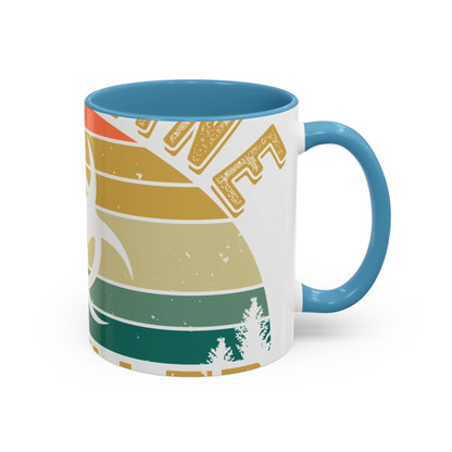i think quarantine is spelled camping-01 — Accent Mug 11/15oz
