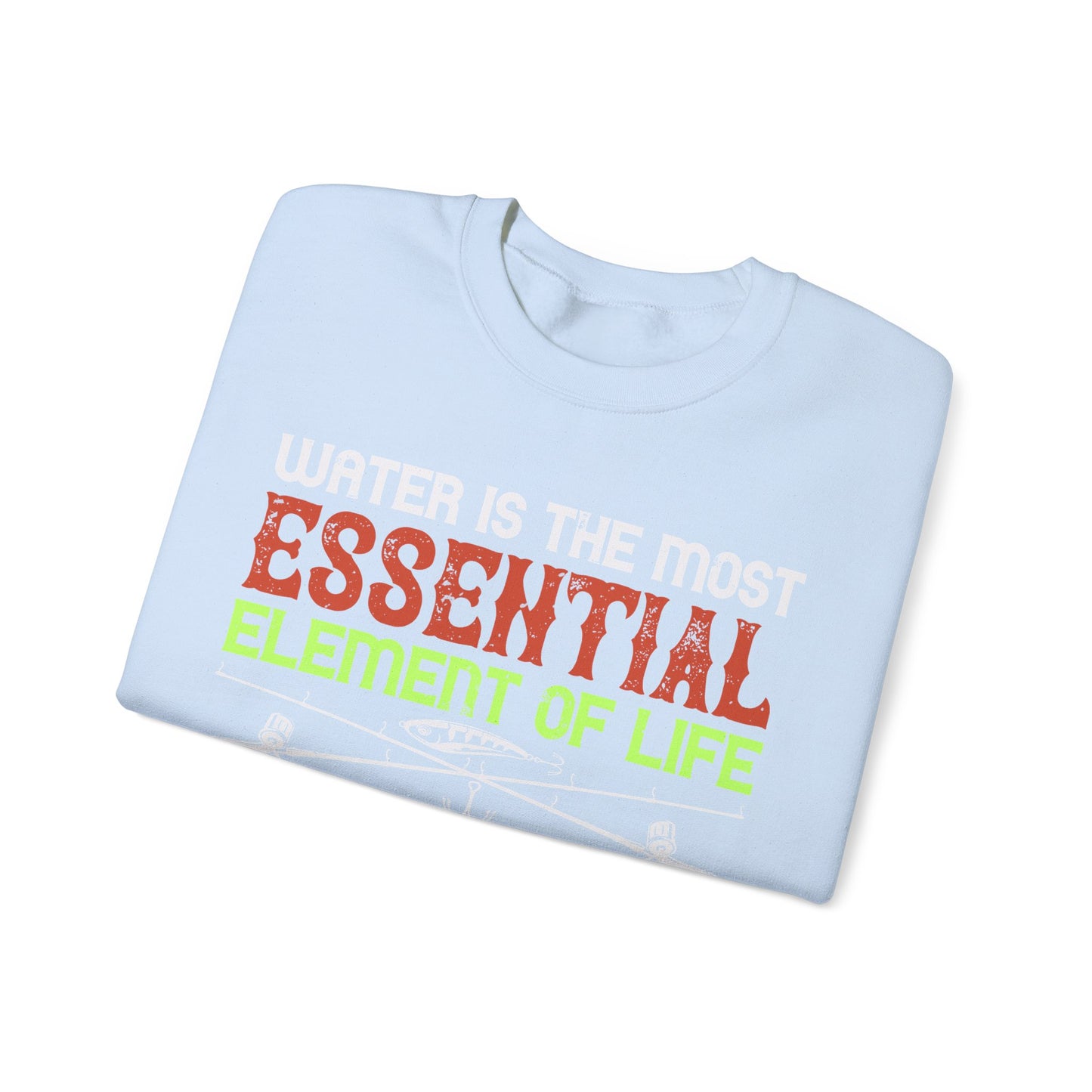WATER IS THE MOST ESSENTIAL-01 — Unisex Heavy Blend Crewneck (G18000)