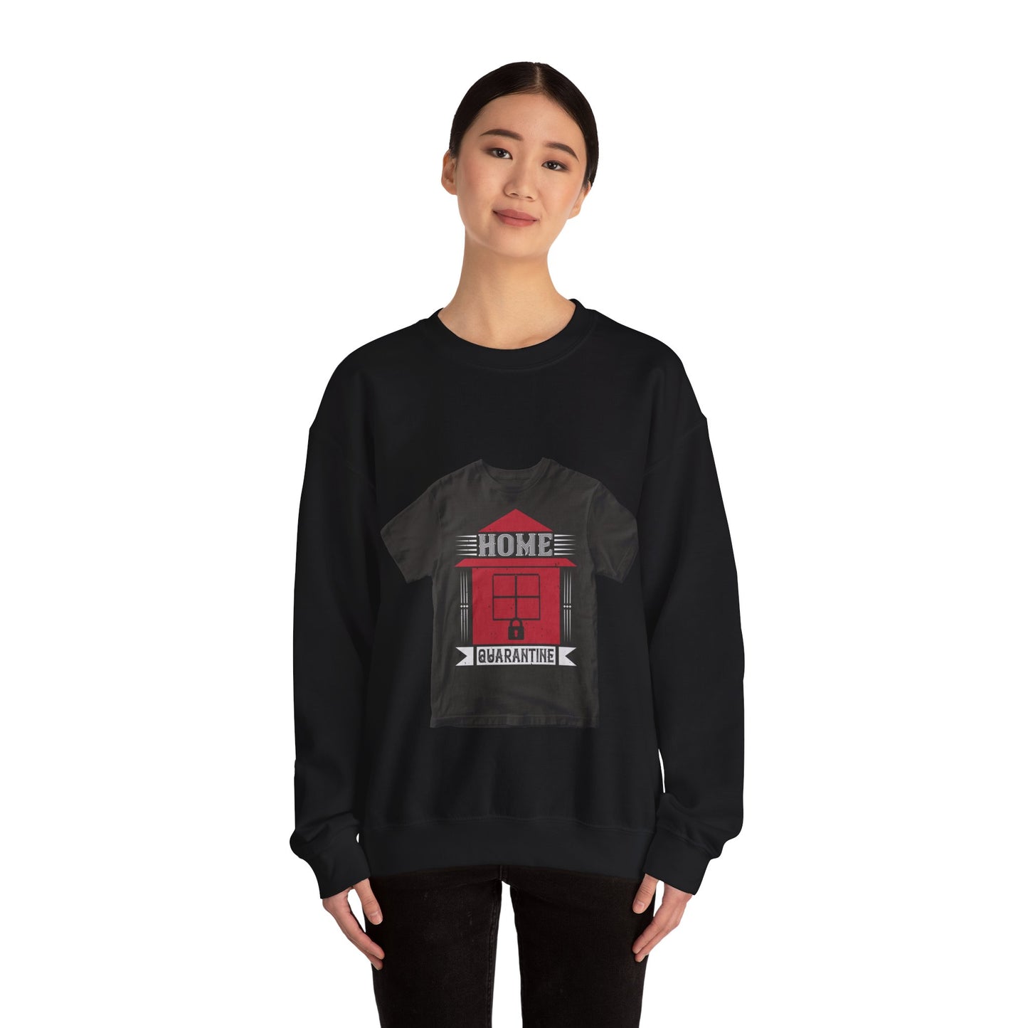 home quarantine — Unisex Heavy Blend Crewneck (G18000)