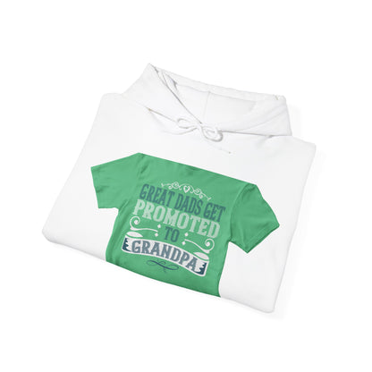 Great dads get promoted to grandpa-02 — Unisex Heavy Blend Hoodie (G18500)