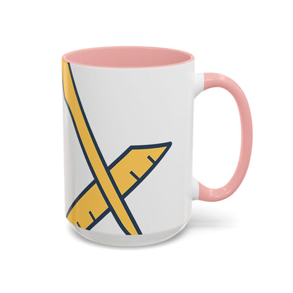 Plain Square and compass — Accent Mug 11/15oz