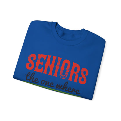 seniors the one where they were quarantined 2020-01 — Unisex Heavy Blend Crewneck (G18000)