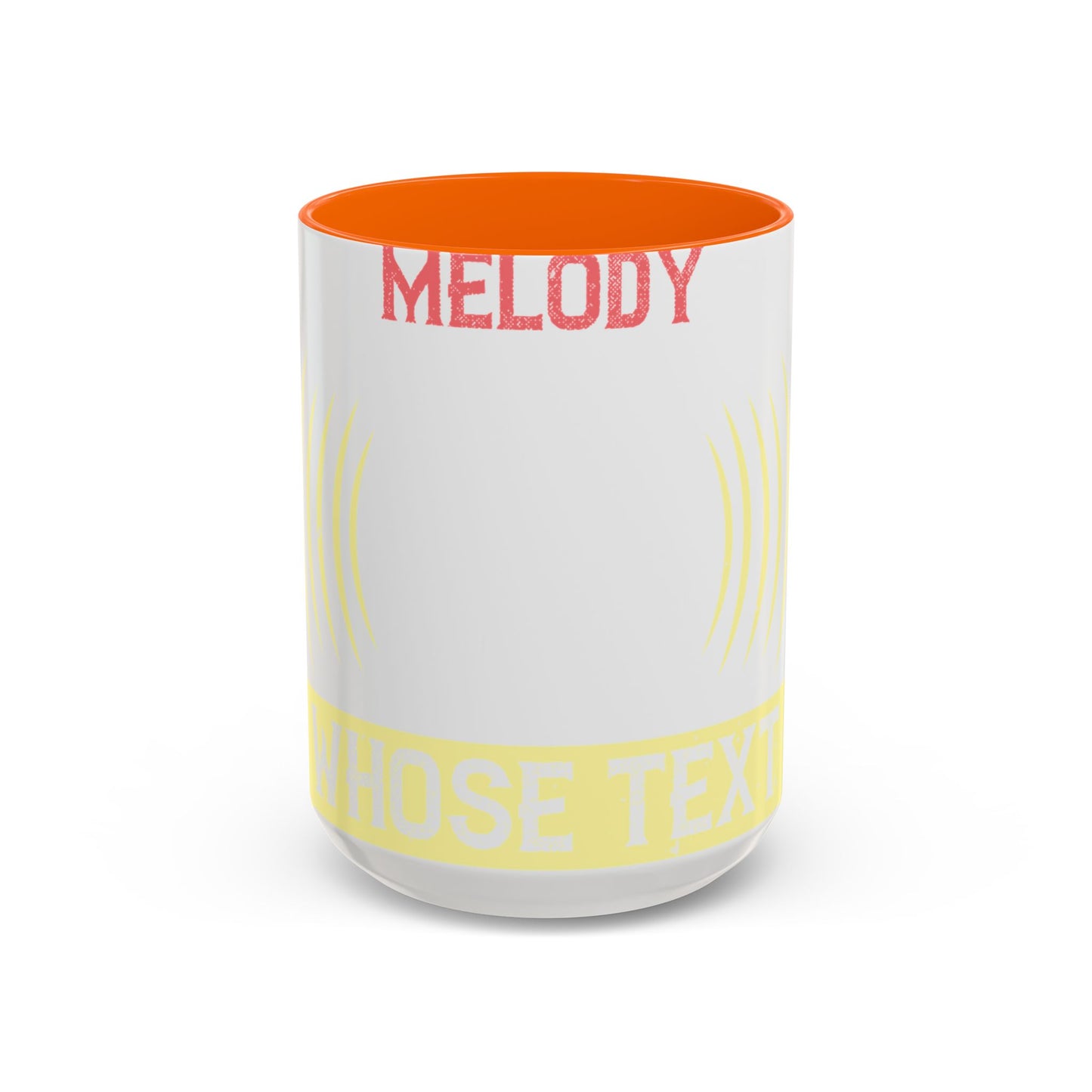 Music is the melody whose text is the world-01 — Accent Mug 11/15oz
