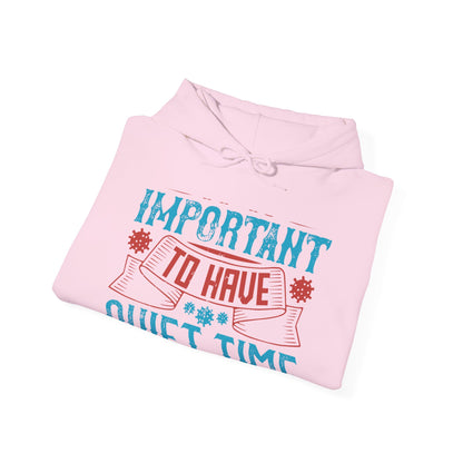 It's important to have quiet time and isolation-01 — Unisex Heavy Blend Hoodie (G18500)