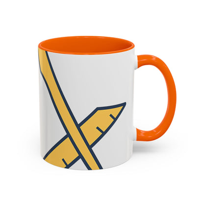 Plain Square and compass — Accent Mug 11/15oz