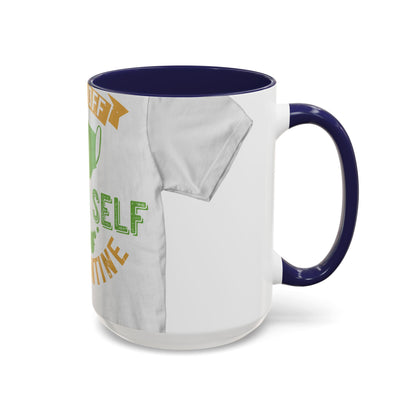 back off i'm on self quarantine — Accent Mug 11/15oz