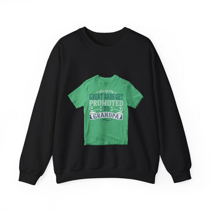 Great dads get promoted to grandpa-02 — Unisex Heavy Blend Crewneck (G18000)