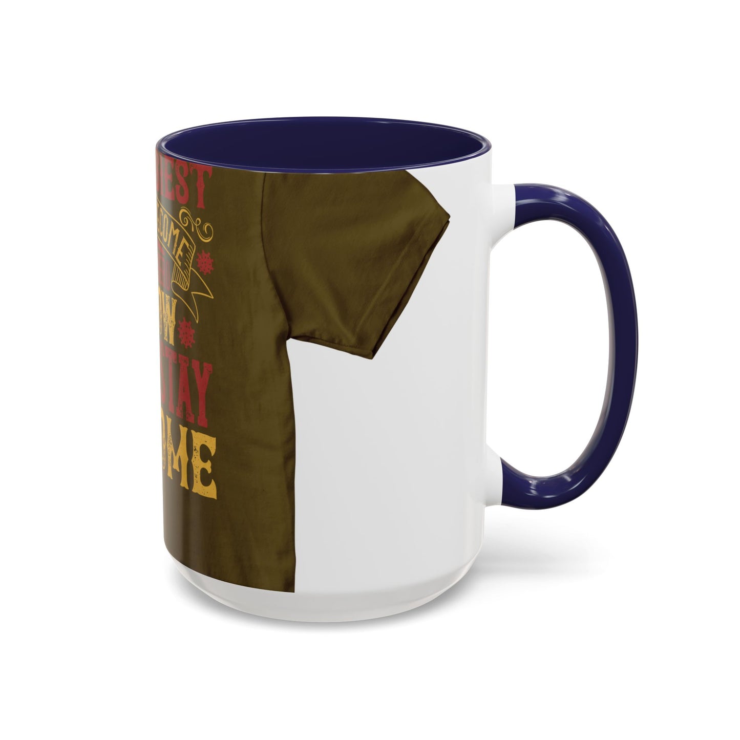 The easiest way to become a superhero is NOW! Just Stay At Home — Accent Mug 11/15oz