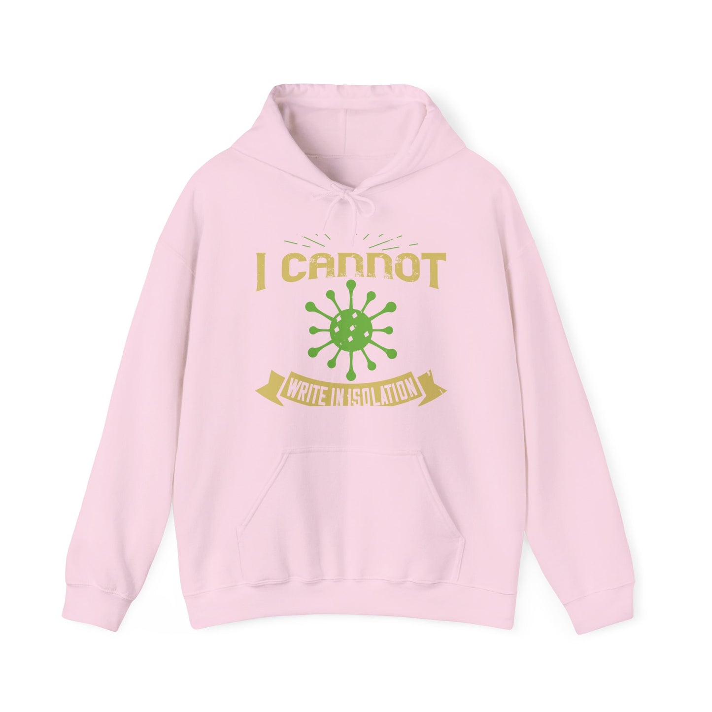 I cannot write in isolation. I write with people around me-01 — Unisex Heavy Blend Hoodie (G18500)
