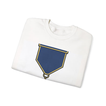 Junior Warden -JW - white bg — Unisex Heavy Blend Crewneck (G18000)